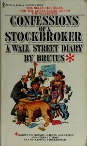 Cover of: Confessions of a stockbroker