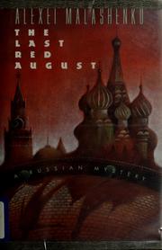 Cover of: The last red August: a Russian mystery