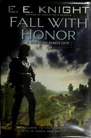 Cover of: Fall with Honor (Vampire Earth, Book 7)