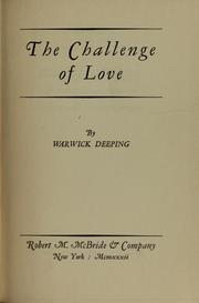 Cover of: The challenge of love