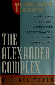 Cover of: The Alexander complex by Meyer, Michael