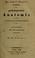 Cover of: Dr. James Hope's Grundzüge der pathologischen Anatomie in ihrer Verbindung mit den Krankheitssymptomen