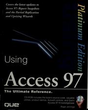 Cover of: Using Access 97