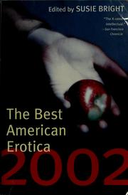 Cover of: The best American erotica 2002 by Susie Bright