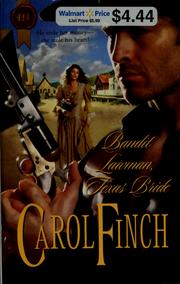 Cover of: Bandit Lawman, Texas Bride