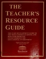 Cover of: The teacher's resource guide by Stephen B. McCarney