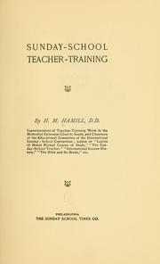 Cover of: Sunday-school teacher-training by H. M. Hamill, H. M. Hamill