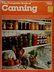 Cover of: The complete guide to canning