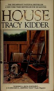 Cover of: House by Tracy Kidder