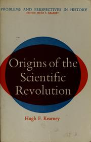 Cover of: Origins of the scientific revolution by Hugh F. Kearney