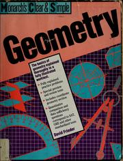 Cover of: Clear & simple geometry
