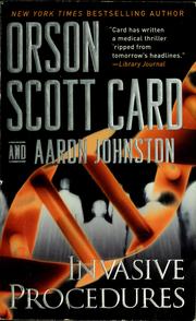 Cover of: Invasive procedures by Orson Scott Card