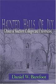 Cover of: Haunted Halls of Ivy by Daniel W. Barefoot