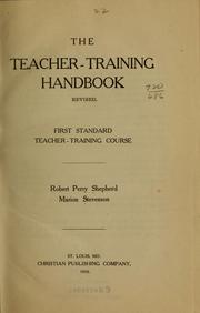 Cover of: The teacher-training handbook revised