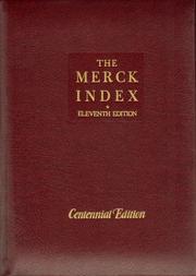 Cover of: The Merck Index by Susan Budavari