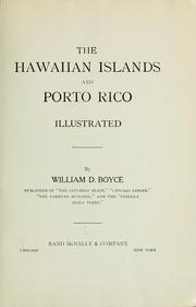 Cover of: The Hawaiian Islands and Porto Rico, illustrated | William Dickson Boyce