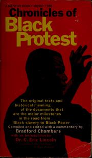 Cover of: Chronicles of Black protest