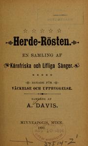 Cover of: Herde-röstern en samling af Kärnfriska och lifliga sanger by Aug Davis