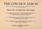 Cover of: The Lincoln album