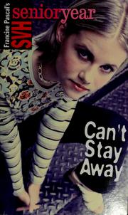 Cover of: Can't stay away