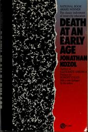 Death at an early age by Jonathan Kozol