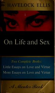 Cover of: On life and sex by Havelock Ellis