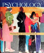 Cover of: Psychology by Don H. Hockenbury