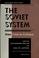 Cover of: The Soviet system