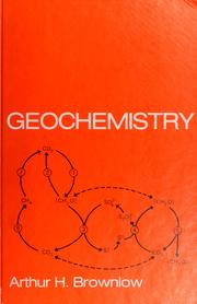 Cover of: Geochemistry by Arthur H. Brownlow