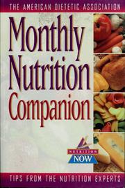 Cover of: Monthly nutrition companion by Roberta Larson Duyff