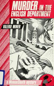 Murder in the English Department by V. Miner, Valerie Miner