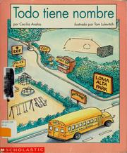 Cover of: Todo tiene nombre