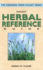 Cover of: Pocket herbal reference guide | Debra Nuzzi