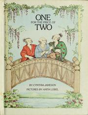 Cover of: One for the price of two. by Cynthia Jameson