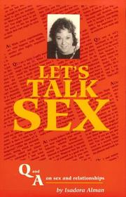 Cover of: Let's talk sex by Isadora Alman