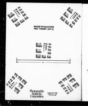 Cover of: Minutes and proceedings of Municipal Council for Colchester, January session, 1882