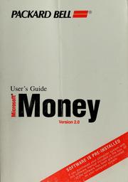 Cover of: Microsoft Money, version 2.0: Personal financial organization made easy : User's guide