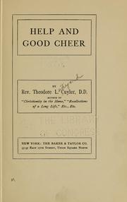 Cover of: Help and good cheer | Theodore L. Cuyler