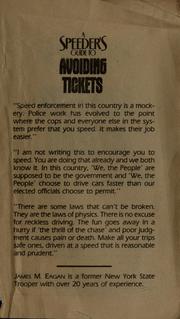 A speeder's guide to avoiding tickets by James M. Eagan