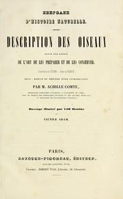 Cover of: Keepsake d'histoire naturelle: description des oiseaux suivie d'un exposé de l'art de les préparer et de les conserver