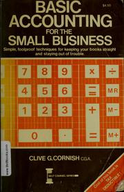 Cover of: Basic accounting for the small business by Clive G. Cornish