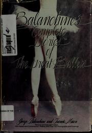 Cover of: Balachine