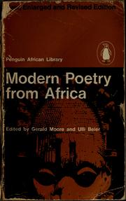 Cover of: Modern poetry from Africa