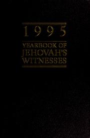 Cover of: Yearbook of Jehovah's Witnesses: 1995 : containing the report for the service year of 1994
