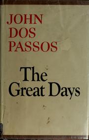 Cover of: The great days