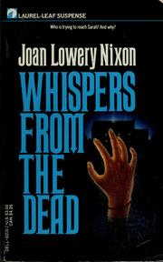 Cover of: Whispers from the dead by Joan Lowery Nixon