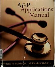 Cover of: A&P applications manual