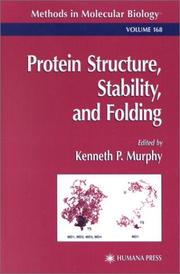 Cover of: Protein Structure, Stability, and Folding