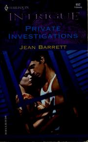 Cover of: Private investigations
