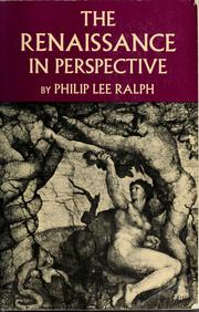 Cover of: The Renaissance in perspective. by Philip Lee Ralph